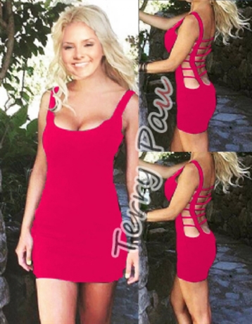 Terry Pau TP101122 Kırmızı Özel Tasarım Elbise